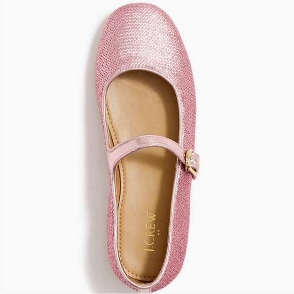 J. Crew Girls Sequin Mary Jane Flats Pink
Metallic Size 4 - Picture 2 of 7